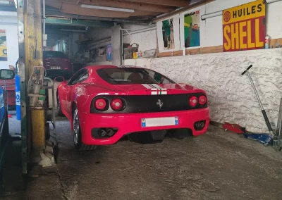 Ferrari F360 Modena Challenge replica vue arrière