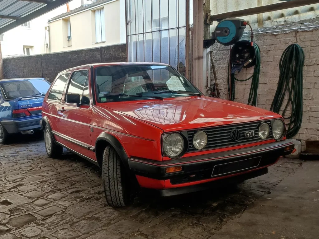 Volkswagen Golf GTI 8s mk2 serie2 rouge